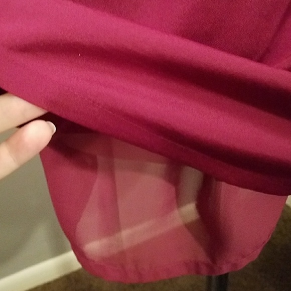 Ann Taylor Loft Raspberry sleeveless dress 2P - Picture 6 of 8
